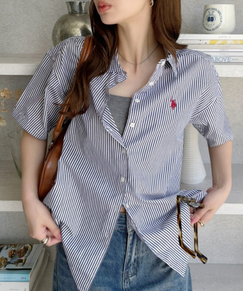売れ筋商品|||アンナ フィールド シャツ レディース トップス Tunic - blue/white アンナ フィールド シャツ レディース トップス Tunic - blue