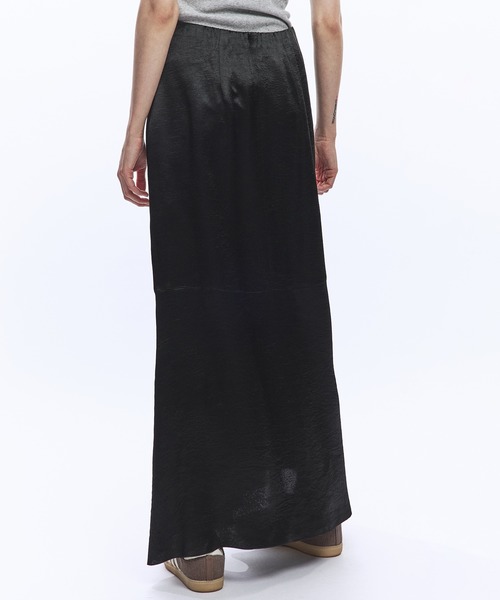 PUBLIC TOKYO(パブリックトウキョウ)の「【残りわずか】ヴィンテージサテンナロースカート(スカート・レディース・ホワイト/ブラック・1/2)」の11枚目の写真