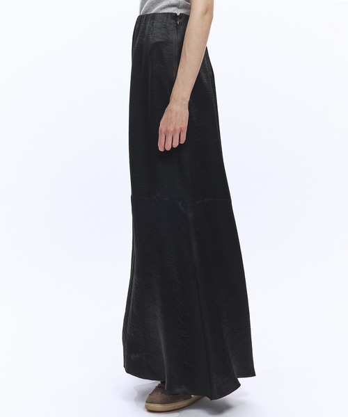 PUBLIC TOKYO(パブリックトウキョウ)の「【残りわずか】ヴィンテージサテンナロースカート(スカート・レディース・ホワイト/ブラック・1/2)」の8枚目の写真