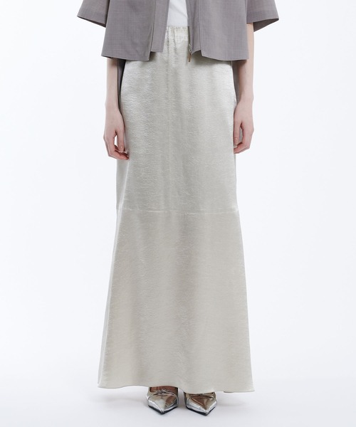 ヴィンテージサテンナロースカート パブリックトウキョウ ヴィンテージサテンナロースカート（スカート）｜PUBLIC TOKYO