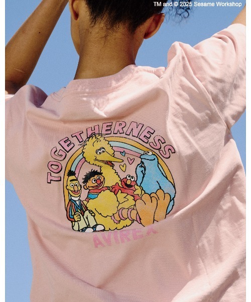 ARAWARU フーディ & THE KEBABS Tシャツ セット SESAME STREET meets AVIREX》TOGETHERNESS T-SHIRT（Tシャツ