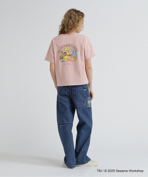 SESAME STREET(セサミストリート)の「《SESAME STREET meets AVIREX》TOGETHERNESS T-SHIRT(Tシャツ/カットソー・レディース・ピンク/チャコールグレー/オフホワイト・F)」の11枚目の写真