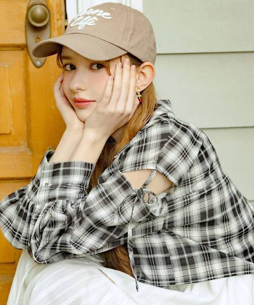 MAJESTIC LEGON(マジェスティックレゴン)の「ロゴキャップ(キャップ・レディース・アイボリー/モカ・FREE)」の8枚目の写真