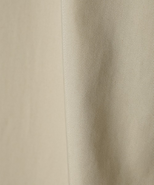 CREDONA（クレドナ）の「COTTON WIDE PANTS/コットンワイドパンツ（チノパンツ・レディース・ブラック/ベージュ・0/1）」の6枚目の写真