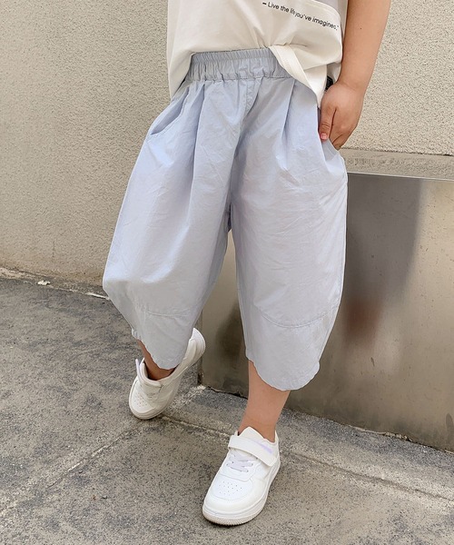 aimoha（アイモハ）の「【aimoha-KIDS-】七分丈　バルーンパンツ (SS)（スラックス・キッズ・ライトグレー/ピンク/グレー/ブルー・90/100/110/120/130）」の21枚目の写真