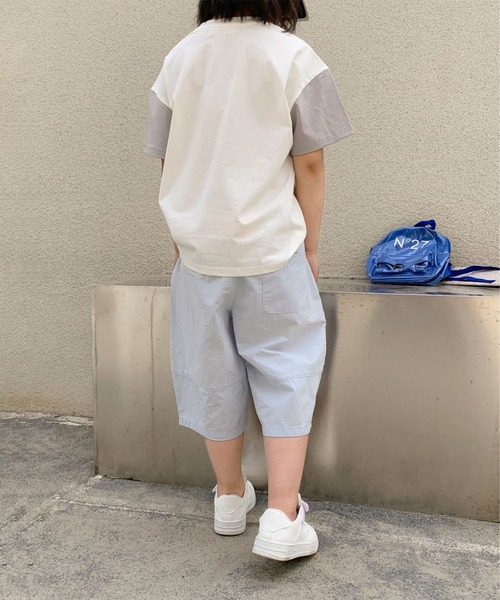 aimoha（アイモハ）の「【aimoha-KIDS-】七分丈　バルーンパンツ (SS)（スラックス・キッズ・ライトグレー/ピンク/グレー/ブルー・90/100/110/120/130）」の19枚目の写真