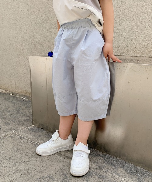 aimoha（アイモハ）の「【aimoha-KIDS-】七分丈　バルーンパンツ (SS)（スラックス・キッズ・ライトグレー/ピンク/グレー/ブルー・90/100/110/120/130）」の16枚目の写真