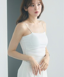 Olu. | ドレープデザインカップ付きキャミソール(キャミソール)