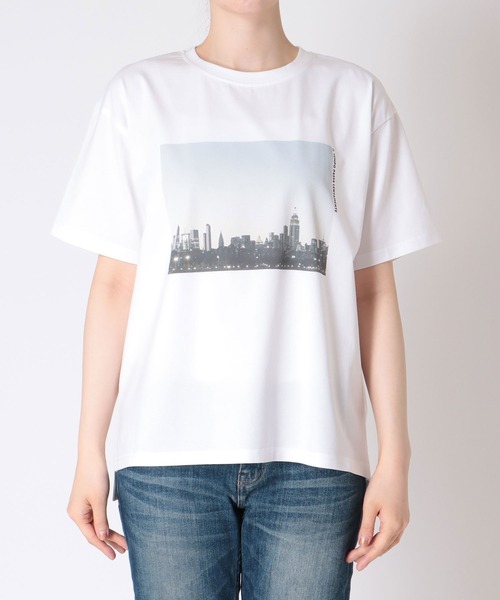 セール】フォトプリントTシャツ（Tシャツ/カットソー）｜Jines
