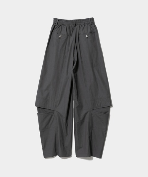 beautiful people(ビューティフルピープル)の「cotton suiting trompe loeil pants(その他パンツ・レディース・チャコール/ブルーグレー・38/36)」の4枚目の写真