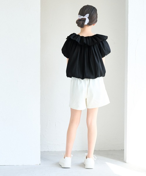 coca(coca)(コカ)の「キッズ 親子お揃いシアーブラウス(シャツ/ブラウス・キッズ・ドット/ブラック・120/130/140/150)」の18枚目の写真