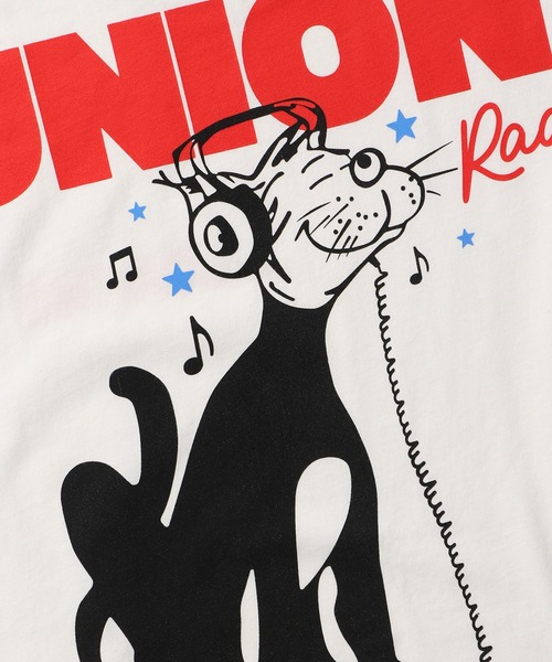 UNION(UNION TOKYO)(ユニオン)の「UNION TOKYO TUNED IN TEE ユニオントーキョー(Tシャツ/カットソー・メンズ・ブラウン系その他/ブラック/ホワイト系その他・SMALL/MEDIUM/LARGE/X-LARGE/XX-LARGE)」の6枚目の写真