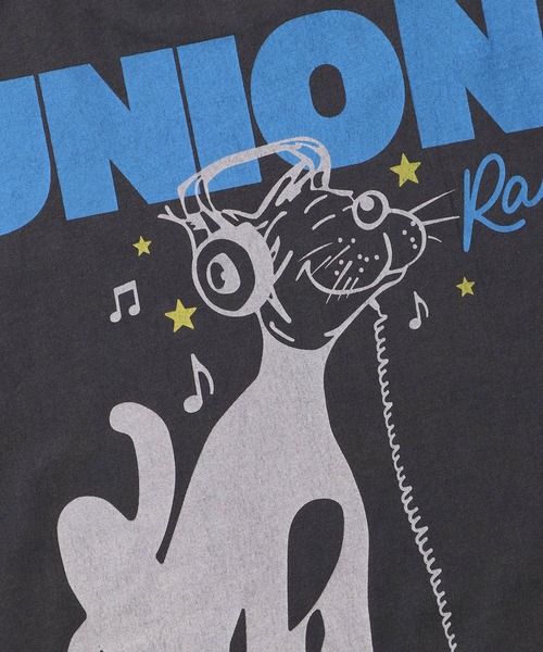 UNION(UNION TOKYO)(ユニオン)の「UNION TOKYO TUNED IN TEE ユニオントーキョー(Tシャツ/カットソー・メンズ・ブラウン系その他/ブラック/ホワイト系その他・SMALL/MEDIUM/LARGE/X-LARGE/XX-LARGE)」の14枚目の写真