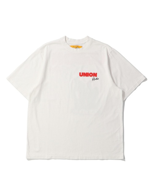 UNION(UNION TOKYO)(ユニオン)の「UNION TOKYO TUNED IN TEE ユニオントーキョー(Tシャツ/カットソー・メンズ・ブラウン系その他/ブラック/ホワイト系その他・SMALL/MEDIUM/LARGE/X-LARGE/XX-LARGE)」の4枚目の写真