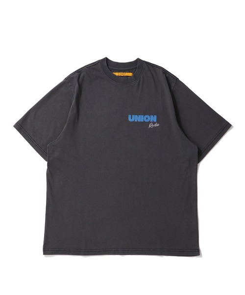 Tシャツ・カットソー KNT iton UMM0420 T-shirt セール】Geometric Skyline Drawcord T-Shirt / ジオメトリック