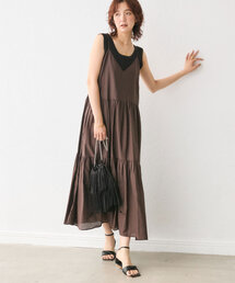 RIVE DROITE | 【à Nice （ア ・ニース）】コットンシルクキャミドレス(ワンピース)