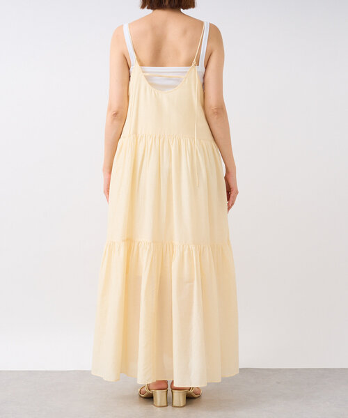 RIVE DROITE（リヴドロワ）の「【à Nice （ア ・ニース）】コットンシルクキャミドレス（ワンピース・レディース・ブルー/ダークブラウン/ホワイト系その他・FREE）」の18枚目の写真