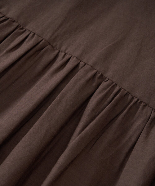 RIVE DROITE（リヴドロワ）の「【à Nice （ア ・ニース）】コットンシルクキャミドレス（ワンピース・レディース・ブルー/ダークブラウン/ホワイト系その他・FREE）」の8枚目の写真