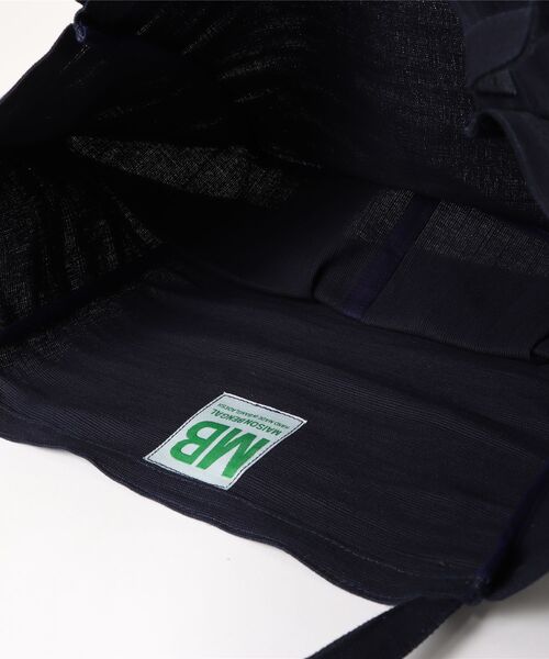 MAISON BENGAL（マイソンベンガル）の「【Maison Bengal】コットン　トートバッグ ユニセックス（トートバッグ・レディース・ブラック/ナチュラル/ネイビー・FREE）」の6枚目の写真