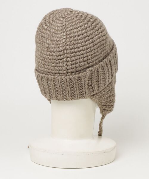 FAT(エフエイティー)の「EAROVER(ニットキャップ/ビーニー・メンズ・ブラック/ブルー/ベージュ・ONE SIZE)」の4枚目の写真