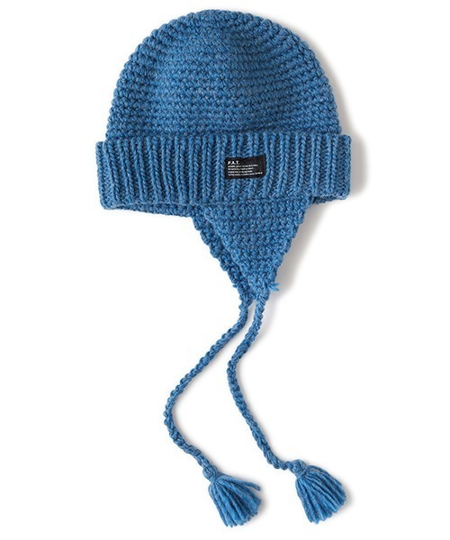 FAT(エフエイティー)の「EAROVER(ニットキャップ/ビーニー・メンズ・ブラック/ブルー/ベージュ・ONE SIZE)」の3枚目の写真