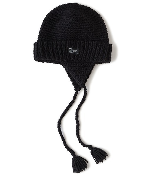 FAT(エフエイティー)の「EAROVER(ニットキャップ/ビーニー・メンズ・ブラック/ブルー/ベージュ・ONE SIZE)」の1枚目の写真