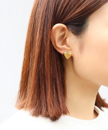 金属アレルギー対応「ieLS」ステンレス ハートピアス