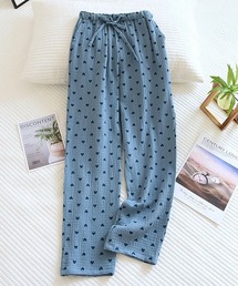 by LEGNA（バイレグナ）の「ダブルガーゼルームパンツ（ルームウェア/パジャマ）」