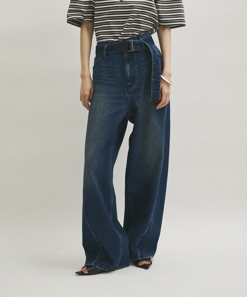 ADAM ET ROPÉ FEMME 【サステナブル】カーヴィーデニム　34 サステナブル】カーヴィーデニム（デニムパンツ）｜ADAM ET ROPE