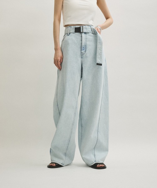 ADAM ET ROPÉ FEMME 【サステナブル】カーヴィーデニム　34 サステナブル】カーヴィーデニム（デニムパンツ）｜ADAM ET ROPE