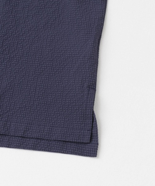 SENSE OF PLACE by URBAN RESEARCH（センスオブプレイスバイアーバンリサーチ）の「シアサッカーオープンカラーショートスリーブシャツ（シャツ/ブラウス・メンズ・ライトブルー/ホワイト/ネイビー・LARGE/MEDIUM）」の10枚目の写真