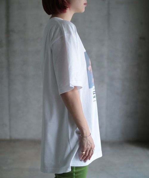 AKISHIKA design(アキシカデザイン)の「LOST CAT T-SHIRTS(Tシャツ/カットソー・メンズ・ホワイト・L/M/XL/S)」の2枚目の写真