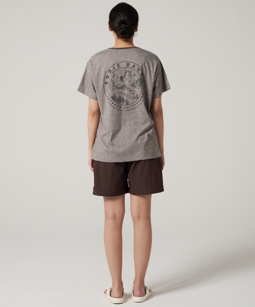 Eddie Bauer(エディーバウアー)の「アシンメトリー スリット 半袖 Tシャツ(Tシャツ/カットソー・レディース・ピンク/グレー/ネイビー・S/M/L/XL)」の22枚目の写真