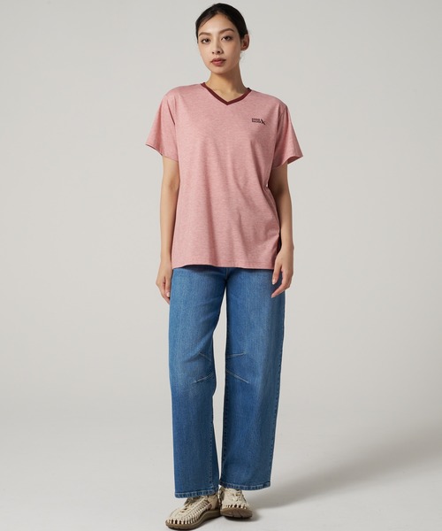Eddie Bauer(エディーバウアー)の「アシンメトリー スリット 半袖 Tシャツ(Tシャツ/カットソー・レディース・ピンク/グレー/ネイビー・S/M/L/XL)」の8枚目の写真