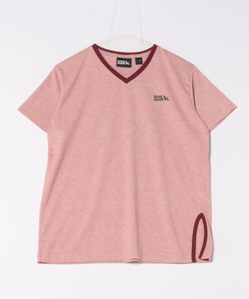 Eddie Bauer(エディーバウアー)の「アシンメトリー スリット 半袖 Tシャツ(Tシャツ/カットソー・レディース・ピンク/グレー/ネイビー・S/M/L/XL)」の20枚目の写真