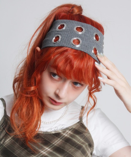 IMARI / イマリ 】 アイレット ワイド ヘアバンド（ヘアバンド