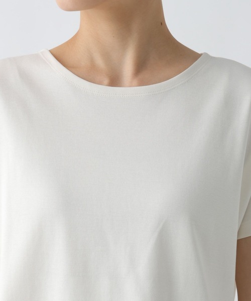 Elura（エルーラ）の「ラク映えレイヤード風プルオーバー/328270（Tシャツ/カットソー・レディース・ブラック/ライトグレー/ホワイト・LARGE/MEDIUM）」の17枚目の写真