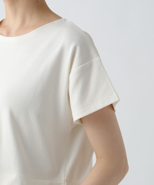 Elura（エルーラ）の「ラク映えレイヤード風プルオーバー/328270（Tシャツ/カットソー・レディース・ブラック/ライトグレー/ホワイト・LARGE/MEDIUM）」の18枚目の写真