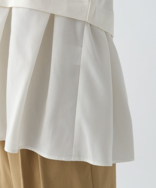 Elura（エルーラ）の「ラク映えレイヤード風プルオーバー/328270（Tシャツ/カットソー・レディース・ブラック/ライトグレー/ホワイト・LARGE/MEDIUM）」の19枚目の写真