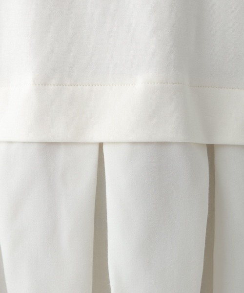 Elura（エルーラ）の「ラク映えレイヤード風プルオーバー/328270（Tシャツ/カットソー・レディース・ブラック/ライトグレー/ホワイト・LARGE/MEDIUM）」の21枚目の写真