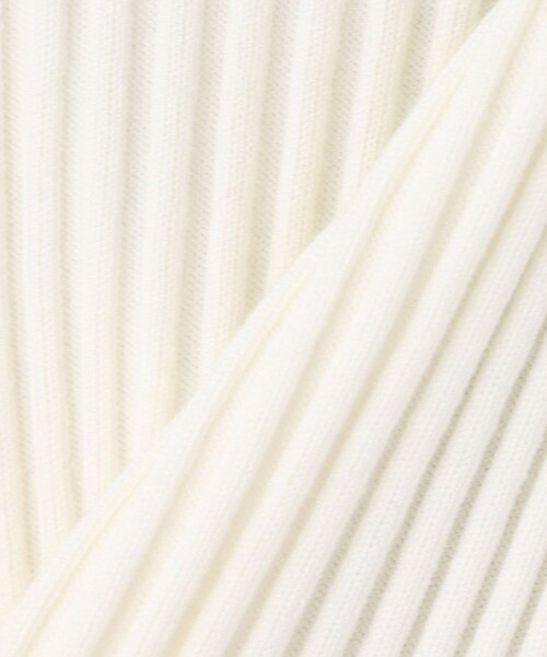 LOULOU WILLOUGHBY（ルルウィルビー）の「◇ 【LOULOU WILLOUGHBY】バイカラーキーネック5分袖カーディガン（カーディガン/ボレロ・レディース・レッド/ブラック/オフホワイト・2）」の9枚目の写真