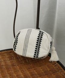 colleca la（コレカラ）の「ストライプジャガードポーチ（ポーチ）」