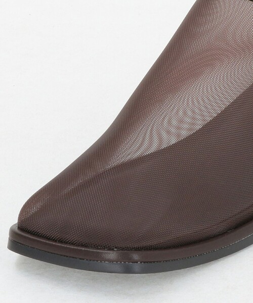 MARW UNITED ARROWS(マルゥ ユナイテッドアローズ)の「<MARW UNITED ARROWS+ODETTE E ODILE>チュール スクエア フラットシューズ(その他シューズ・レディース・ブラック/ダークブラウン・23cm/23.5cm/24cm/24.5cm/22cm/25cm/22.5cm)」の8枚目の写真