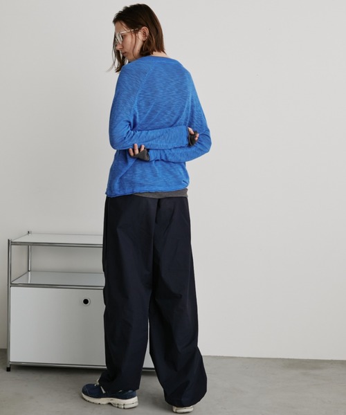 Auntie Rosa Holiday（アンティローザホリデー）の「ボリュームワイドレッグパンツ / サイズ展開あり（その他パンツ・レディース・ブルー/ブラック/アイボリー/ネイビー・SMALL/MEDIUM）」の15枚目の写真