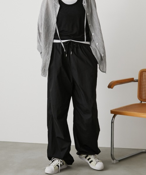 Auntie Rosa Holiday（アンティローザホリデー）の「ボリュームワイドレッグパンツ / サイズ展開あり（その他パンツ・レディース・ブルー/ブラック/アイボリー/ネイビー・SMALL/MEDIUM）」の9枚目の写真