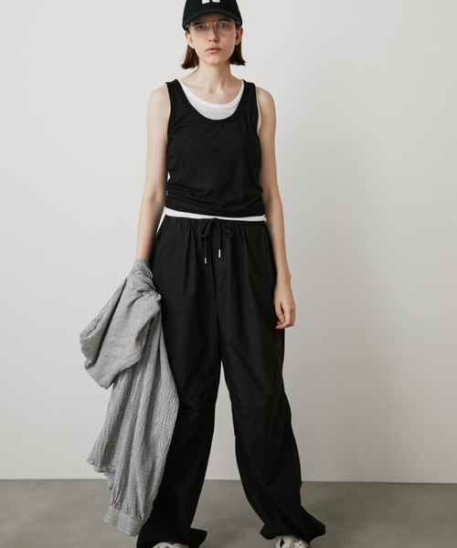 Auntie Rosa Holiday（アンティローザホリデー）の「ボリュームワイドレッグパンツ / サイズ展開あり（その他パンツ・レディース・ブルー/ブラック/アイボリー/ネイビー・SMALL/MEDIUM）」の11枚目の写真