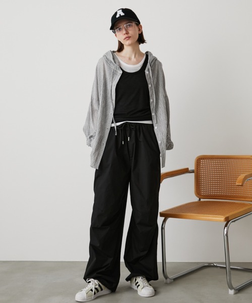 Auntie Rosa Holiday（アンティローザホリデー）の「ボリュームワイドレッグパンツ / サイズ展開あり（その他パンツ・レディース・ブルー/ブラック/アイボリー/ネイビー・SMALL/MEDIUM）」の12枚目の写真