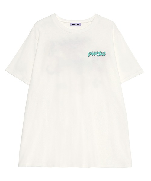 PUNYUS（プニュズ）の「ストロベリーフレンズビッグＴシャツ（Tシャツ/カットソー・レディース・ブラック/ホワイト/イエロー・3/4）」の14枚目の写真