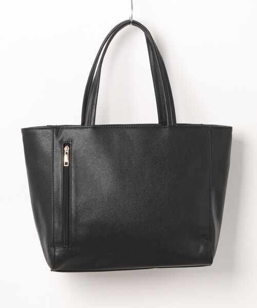 m.f.editorial（エムエフエディトリアル）の「【天ファスナー仕様】結びベルト 平手ハンドルトートバッグA4対応（トートバッグ・レディース・ネイビー/グレー/ブラック・FREE）」の7枚目の写真