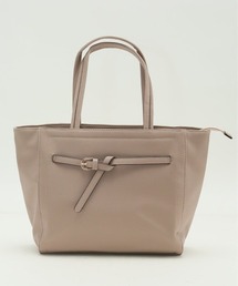 m.f.editorial | 【天ファスナー仕様】結びベルト 平手ハンドルトートバッグA4対応(トートバッグ)